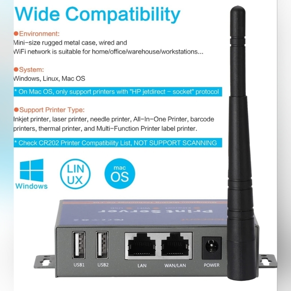 Wireless print server - Picture 8 of 9